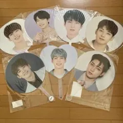 公式　SEVENTEEN ウォヌ　うちわ　まとめて7本セット SEVENTEEN ウォヌ うちわ まとめ売り - メルカリ