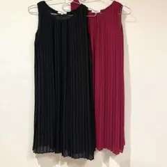 NBB プリーツワンピース　ドレス2点セット