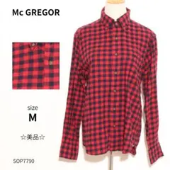 McGREGOR マックレガー トップス シャツ 長袖 チェック 刺繍 Mのサムネイル