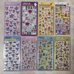 ボンボンドロップシール　ディズニー　8枚セット