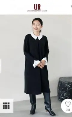 F by ROSSO　Aラインマルチウェイワンピース ブラック