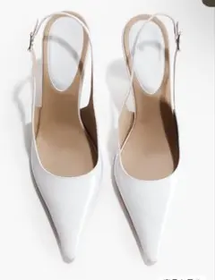 【23㎝】STELLA MCCARTNEY ポインテッドスリングバックパンプスのサムネイル