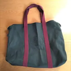 Lacoste スポーツバッグ ボストンバッグ ブラック バーガンディ エンボス