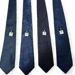 【未使用品】ブルー系 ネクタイ4本セット Laurant Benon 美品