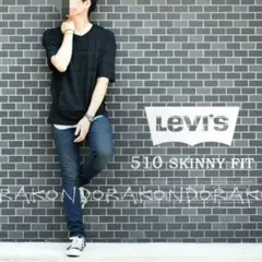 美品 28 リーバイス 510 スキニーフィット ビッグE ジーンズ