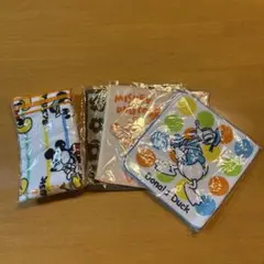 ミッキー・ドナルド フエィスタオル1枚ミニタオル3枚セット
