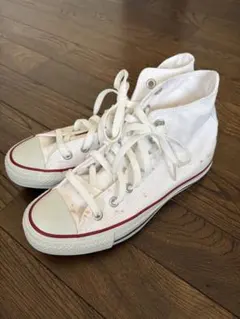 【着用1回訳あり】コンバースオールスター HI オプティカルホワイト23.5cm