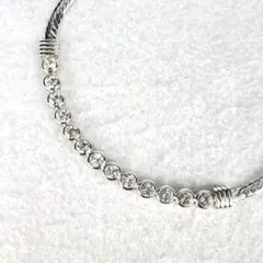 /極美品/スワロフスキー ストーン 喜平チェーン ネックレス 1