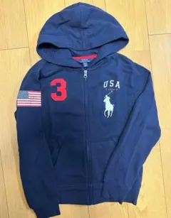 Polo Ralph Lauren ネイビーパーカー M (10-12)