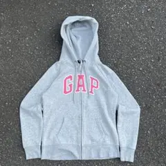 00s OLD GAP ジップパーカー archive y2k ピンク グレー
