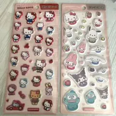 サンリオ　ハローキティ　サンリオキャラクターズ　ぷっくりシール　２枚セット