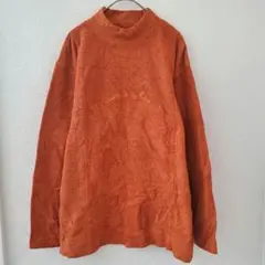 長袖トップス Tシャツ【S/M】Paco オレンジ ハイネック