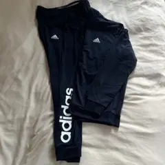 adidasジャージ上下セット リニアロゴ トリコット