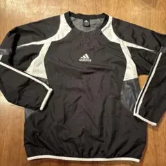 adidas ブラック グレー 長袖ピステ 160