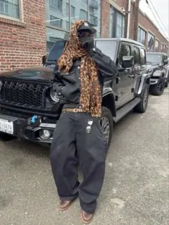 レオパードデニム