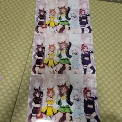 ウマ娘ゾンビランドサガクリアファイル３枚セット&ガイドマップ4枚さがけいば限定