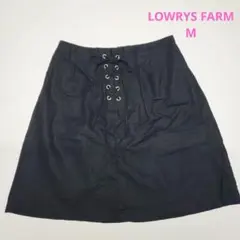 【未使用に近い】LOWRYS FARM　スカート　ブラック　M