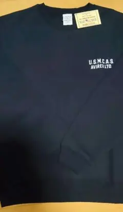 ◇◆新品未着用☆AVIREX U.S.A. トレーナー 　ブラック◆◇