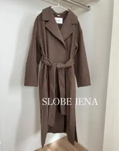 美品 スローブイエナ ウール100% ロングコート 36