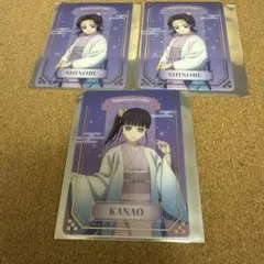 鬼滅の刃 ジャンプフェスタ ランダム箔押しクリアカード 胡蝶しのぶ 栗花落カナヲ