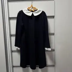 UNIQLO ネイビー 長袖ドレス 130