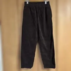 値下げGU コーデュロイ イージーパンツ ダークブラウンM