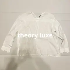 美品⭐︎セオリーリュクス リネン100 Ｖネックブラウス　38 Mサイズ