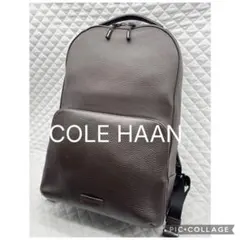 美品　COLE HAAN コールハーン　シボレザー バックパック ブラウンのサムネイル