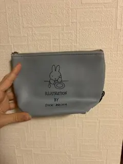 DICK BRUNA ミッフィー　ブルー　ポーチのサムネイル