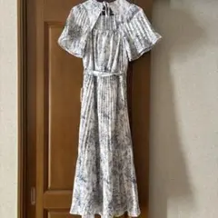 GRL 花柄プリーツワンピース al114