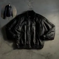 A-2“authentic“羊革 “短丈“LL“bomber jacket