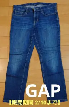 GAP レディース用スキニーロールアップデニム