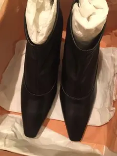 FABIO RUSCONI ストレッチレザーショートブーツ