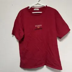 RADIALL Tシャツ SOUNDS OF PARADISE 赤のサムネイル