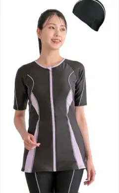 新品未使用品 [ラクア] フィットネス水着 レディース 23号3L