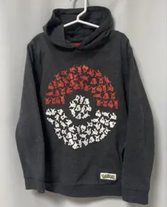 ポケモン パーカー スウェット トレーナー 130 next グレー キッズ