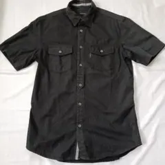 【Calvin Klein Jeans】ブラックストライプ 半袖シャツ Y2K