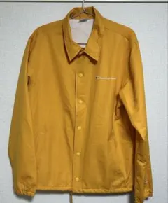 Champion コーチジャケット M 黄色 ナイロン メンズ 春秋