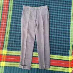 90s Ralph Lauren シルク×リネン ワイドスラックス - メルカリ