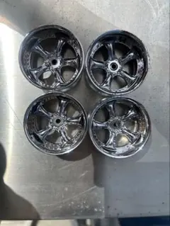 新品 フォルツァ MF10 社外メッキホイールカバー前後セット ネジ付き