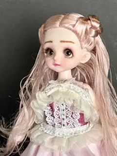 ゆきちゃん植毛カスタムヘッドウェーブ+ボディアイ19cmセリアドール04