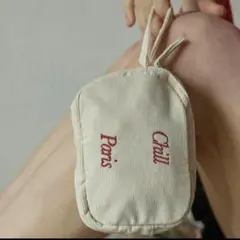 ホテルパリチル HOTEL PARIS CHILL 827 白 ポーチ