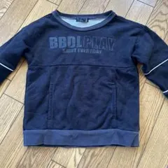 BBDLPLAY ブラック スウェットトレーナー