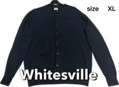 Whitesville スウェット カーディガン ブラック XL