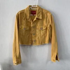 GUESS デニムジャケット イエロー Sサイズ