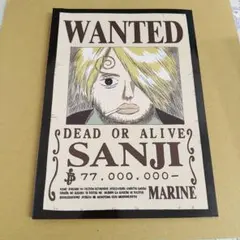ワンピース ONEPIECE 手配書 L判 収納 フォトアルバム サンジ