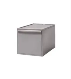 新品 オールグレーL like-it収納ボックス 衣装ケース 引き出し Lサイズ