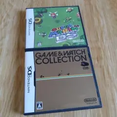 【DS】スーパーマリオ64 DS·ゲームウォッチコレクション ソフトセット