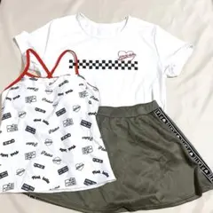 ピンクラテ　セパレート　水着　160 キッズ　　3点セット