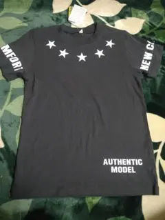 スター柄　 Tシャツ 140サイズ　グレー